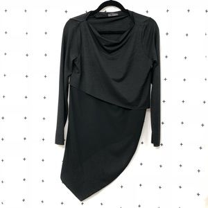 Black Asymmetrical top